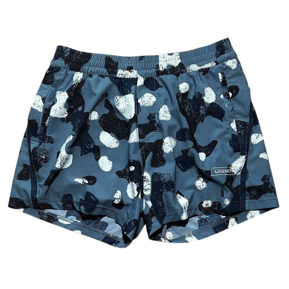 Legends Bishop Lined Distressed Camo Marine Athletic Shorts Men's Small